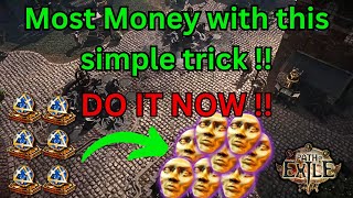 325 How to make most currency by leveling Gems with this simple trick on POE  Dont miss it [upl. by Goth983]