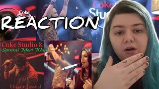 English Girl Reacting To SHAMMI MERI WAR Coke Studio  Umair Jaswal amp Qurutlain Baloch  REACTION [upl. by Olnay207]