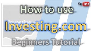 How to use investingcom tutorial [upl. by Yatnahs]