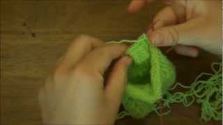 Socken stricken  Teil 2 Die Ferse [upl. by Idolla]