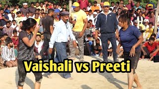 Vaishali vs Preeti Girls Wrestling [upl. by Loats]