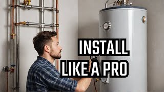 DIY Gas Water Heater Installation EASY [upl. by Airehs]