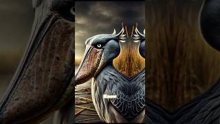 Meet the Shoebill Stork Nature’s Prehistoric Hunter😱shoebill shoebillstork viralvideo facts [upl. by Enegue8]