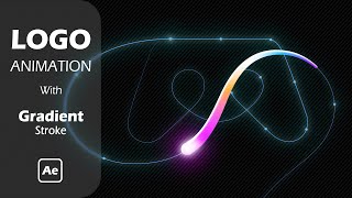 After Effects Tutorial  Pro Logo Animation with Gradient Stroke [upl. by Ssew223]