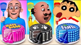 Doraemon amp Shinchan making cake with motu patlu 😂  funny episode in Hindi 🤣 [upl. by Nila]