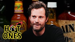 Jamie Dornan Gets Punched in the Face by Spicy Wings  Hot Ones [upl. by Dafodil403]