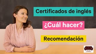 Certificados de inglés ¿Cuál hacer Recomendación [upl. by Seiber]