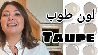 🚩 لون طوب و تناسق الالوان معه couleur taupe [upl. by Song]