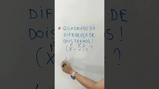 Qual o valor da expressão  x  2 ²  ❓Produtos notáveis Quadrado da diferença de dois termos [upl. by Kone]