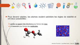 2nde  Formation des molécules  Lessentiel [upl. by Abby]