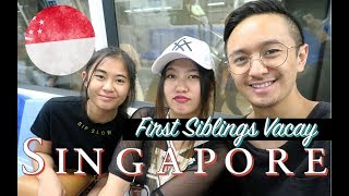 Arriving in Singapore  Exploring Chijmes  SIBLING TRAVEL VLOGS [upl. by Divine]