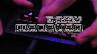 Korg Monotron Delay Analogue Ribbon Synthesizer at Soundsliveshopcom [upl. by Ardna]