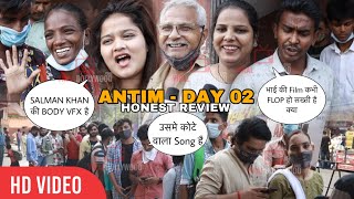 ANTIM  The Final Truth HONEST Public Review  Day 02 Saturday  Salman Khan Aayush Sharma [upl. by Schober2]