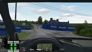 Tandragee 100 Road Circuit Practice Assetto Corsa [upl. by Anirres]