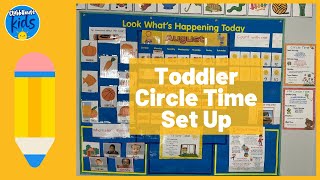 TODDLER CIRLE TIME IDEAS  CLASSROOM SET UP [upl. by Rothberg317]