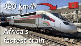 Africas FIRST high speed train  Across Morocco at 320 kmh [upl. by Aidul196]