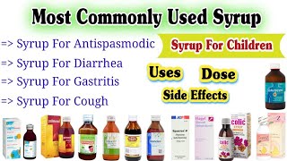 Most Commonly Used Syrup  Syrup For Children  Part  2 [upl. by Aehsat]