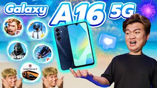 เทสเกม Galaxy A16 5G  เล่นเกมดี กับ Dimensity 6300 เวอร์มากแม่ [upl. by Yorztif842]