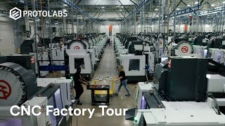 Take a Tour Through our CNC Machining Factory  Protolabs [upl. by Yrreg]