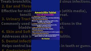 Amoxicillin Tablet youtubeshorts health amoxicillin medicine doctor shorts viralvideo tips [upl. by Tsugua]