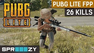 PUBG Lite 26 KILLS  FREE To Play  FPP Solo [upl. by Leirbma748]