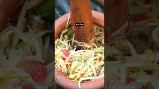 Green Papaya Salad  Som Tam 7 [upl. by Lrac]