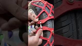 Easy to install car snow chains [upl. by Suivat481]