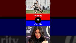 would you rather soccer playersfemale rappers video [upl. by Ynamrej]