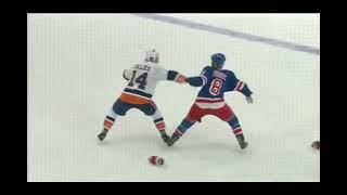 Trevor Gillies vs Brandon Prust Round 2 [upl. by Matthus]