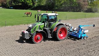 Sowing Maize  Fendt 724  Monosem  Schimmel Overberg  2022 [upl. by Anih]