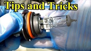 How to Replace a Headlight Bulb Tips and Tricks [upl. by Eillod616]