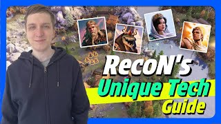 【AoM Retold】RecoNs Unique Tech Guide [upl. by Vitus]