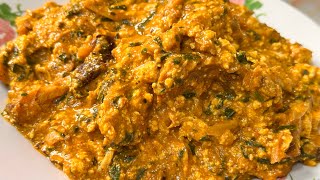 How to cook Egusi and ogbono soup Recipe fast and easy method [upl. by Patti300]