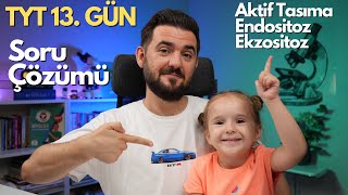 Aktif Taşıma Endositoz Ekzositoz Soru Çözümü  39 Günde TYT Biyoloji Kampı  13 GÜN  yks2025 [upl. by Esra117]