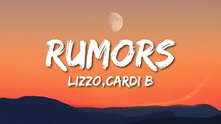 Lizzo  Rumors Lyrics feat Cardi B [upl. by Buttaro]