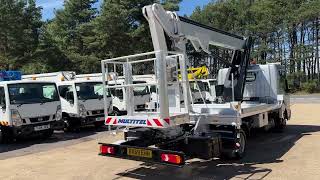 Nissan NT400  Cabstar Multitel MJ201 Cherry Picker Access Platform  20 Metre  BX69 EHH [upl. by Lessig]