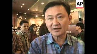 THAILAND PM APPARENT THAKSIN SHINAWATRA [upl. by Airetahs]