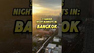 Exploring 3 of Bangkoks most famous Night Markets [upl. by Tricia]