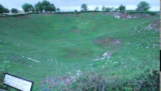 Lochnagar Crater  La Grande Mine  OvillerslaBoisselle  12 july 2017  MVI 2860 [upl. by Harp]