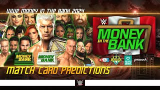 WWE Money in the Bank 2024  Early Card v3 [upl. by Etteyniv]