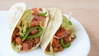 Receta de tacos de carne y verdura  Alicante Sabores Naturales [upl. by Thill]