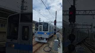 伊勢原駅にて 各駅停車伊勢原行き 2024年8月31日 [upl. by Minna]