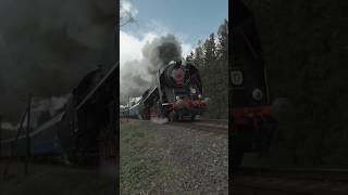 🇨🇿 Parní lokomotiva quotPětasedmaquot 475179 train lokomotiva vlaky railway steam history steam [upl. by Annaigroeg]