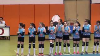 ANKARAGUCU B – GENCLIK GUCU 1Set Minik Kızlar Voleybol mini volleyball 290417Ankara [upl. by Pavia]