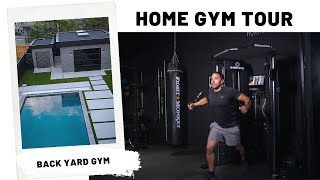 Home Gym Tour  Back Yard Gym [upl. by Minnnie]