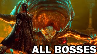 Devil May Cry DmC  All Bosses With Cutscenes HD 1080p60 PC [upl. by Nadabas]