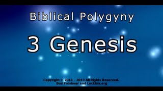 Biblical Polygyny Part 3 Genesis  by Dr Luck from Polygamy HQ [upl. by Ylenats]