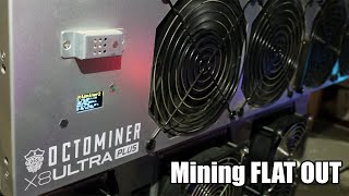 Crypto Mining FLAT OUT  Feels Good To be GPU Mining AGAIN [upl. by Biddick]