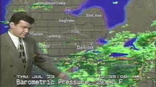 Weather Channel clips including Local Forecasts 12 AM  6 AM Thursday July 23 1998 [upl. by Kemp207]