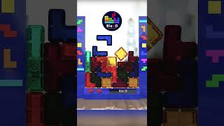 TETRIS TOWER shorts blender tetris softbody テトリス тетрис lego [upl. by Thill860]